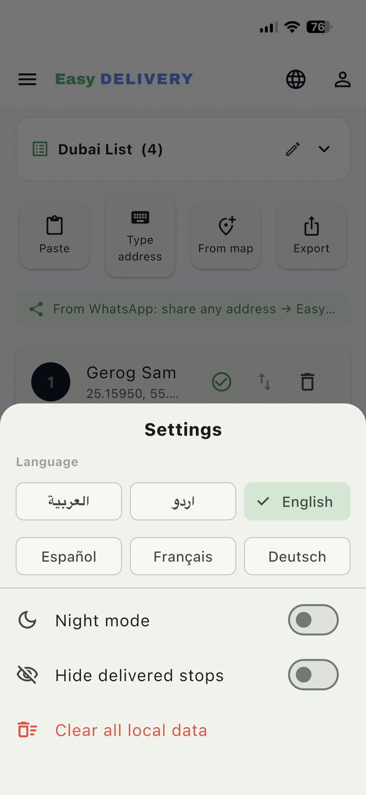 6 languages, full RTL